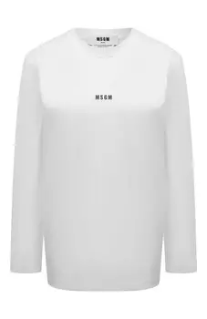 Хлопковый лонгслив MSGM