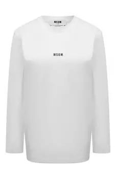 Хлопковый лонгслив MSGM