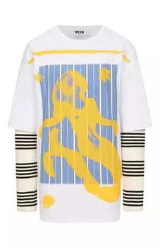 Хлопковый лонгслив MSGM