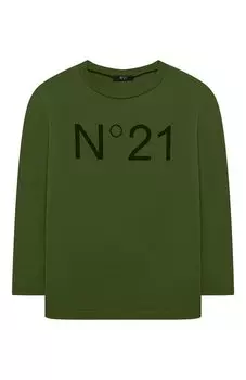 Хлопковый лонгслив N21