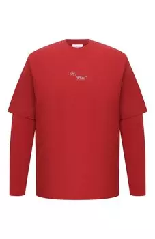 Хлопковый лонгслив Off-White