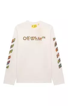Хлопковый лонгслив Off-White