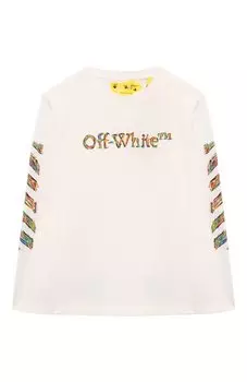 Хлопковый лонгслив Off-White