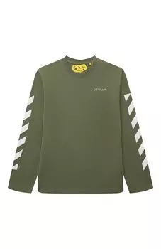 Хлопковый лонгслив Off-White