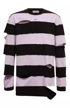 Хлопковый лонгслив Off-White