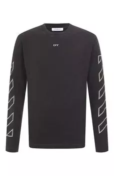 Хлопковый лонгслив Off-White