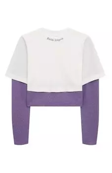 Хлопковый лонгслив Palm Angels