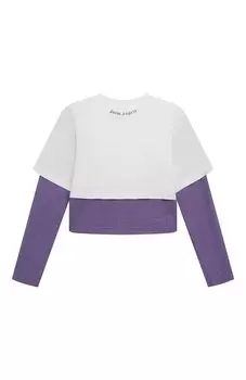 Хлопковый лонгслив Palm Angels