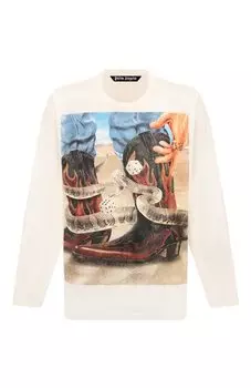 Хлопковый лонгслив Palm Angels