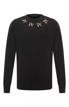 Хлопковый лонгслив Palm Angels