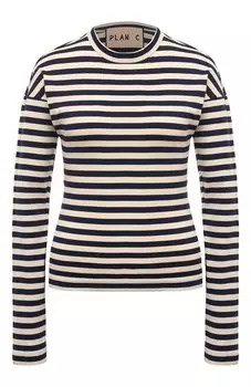 Хлопковый лонгслив Plan C