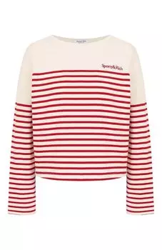 Хлопковый лонгслив Sporty and Rich