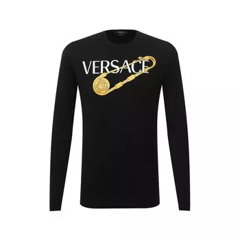 Хлопковый лонгслив Versace