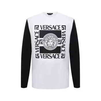 Хлопковый лонгслив Versace