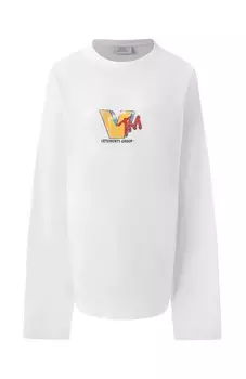 Хлопковый лонгслив VETEMENTS