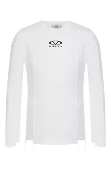 Хлопковый лонгслив VETEMENTS