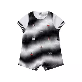 Хлопковый песочник Emporio Armani