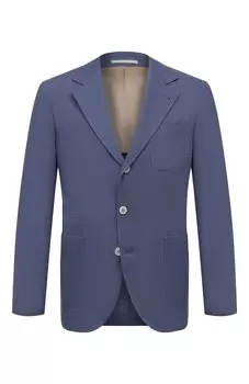 Хлопковый пиджак Brunello Cucinelli