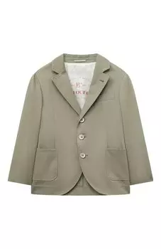 Хлопковый пиджак Brunello Cucinelli