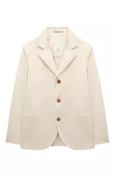 Хлопковый пиджак Brunello Cucinelli