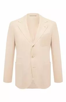 Хлопковый пиджак Brunello Cucinelli