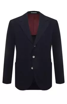 Хлопковый пиджак Brunello Cucinelli