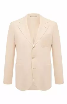 Хлопковый пиджак Brunello Cucinelli
