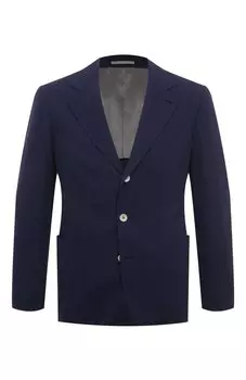 Хлопковый пиджак Brunello Cucinelli