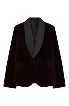 Хлопковый пиджак Burberry