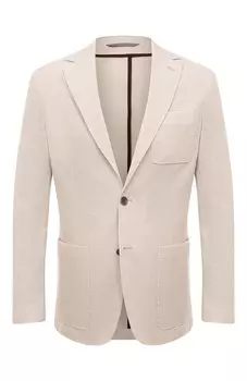 Хлопковый пиджак Canali