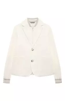 Хлопковый пиджак Eleventy