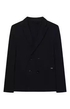 Хлопковый пиджак Emporio Armani
