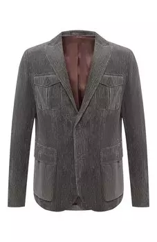 Хлопковый пиджак Giorgio Armani
