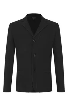 Хлопковый пиджак Giorgio Armani