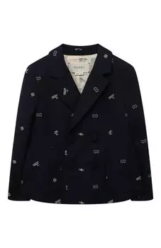 Хлопковый пиджак Gucci