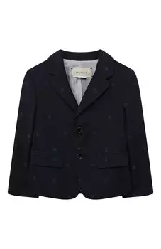 Хлопковый пиджак Gucci