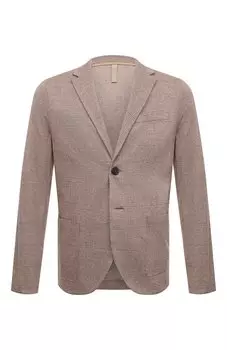 Хлопковый пиджак Harris Wharf London