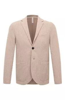 Хлопковый пиджак Harris Wharf London