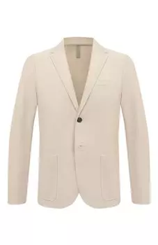 Хлопковый пиджак Harris Wharf London