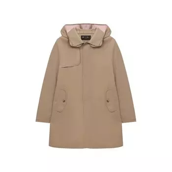Хлопковый плащ с капюшоном Loro Piana