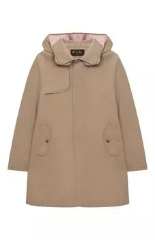 Хлопковый плащ с капюшоном Loro Piana