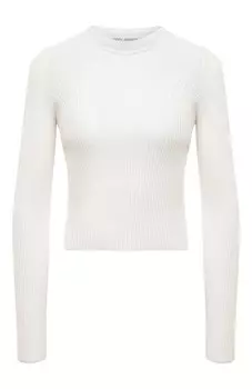 Хлопковый пуловер Alberta Ferretti