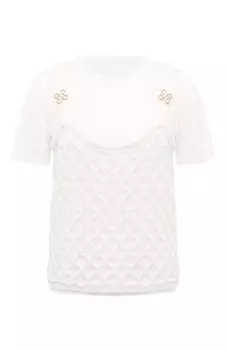 Хлопковый пуловер AND the brand