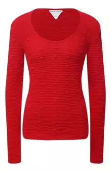 Хлопковый пуловер Bottega Veneta