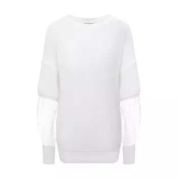 Хлопковый пуловер Brunello Cucinelli