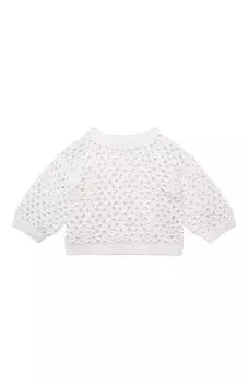 Хлопковый пуловер Brunello Cucinelli