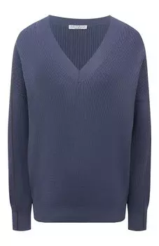 Хлопковый пуловер Brunello Cucinelli