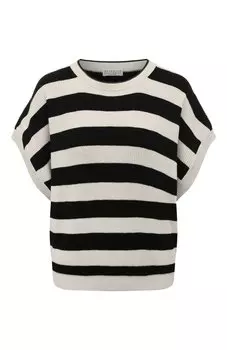 Хлопковый пуловер Brunello Cucinelli