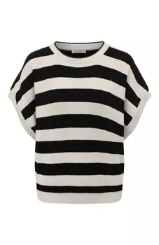 Хлопковый пуловер Brunello Cucinelli