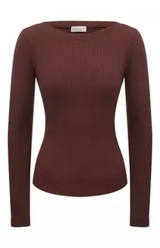 Хлопковый пуловер Brunello Cucinelli